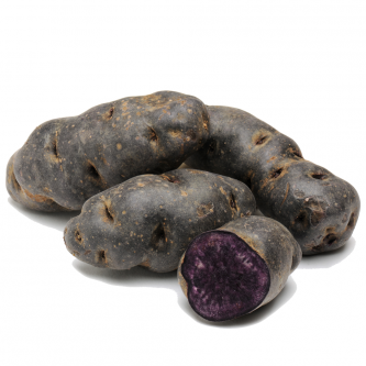 <p class="nom">Vitelotte</p><p class="description">Variétés anciennes. Sa couleur se révélera en chips ou en purée.</p><p class="specificite">purée, frites</p>