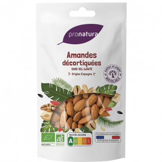 Amandes décortiquées, Californie Bio, ProNatura