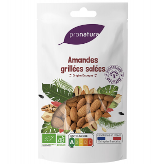 <p class="nom-secs">Amandes grillées salées</p><p class="poids-secs">250g</p><p class="poids-secs">Espagne</p>