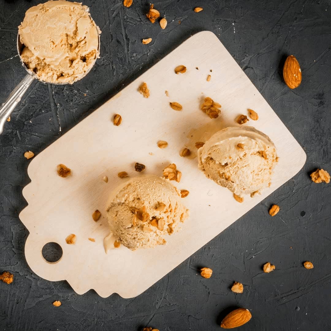 Glace aux amandes